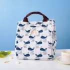 Симпатичные Изолированные сумки для обедов для женщин, прочная маленькая коробка для обедов, органайзер для девочек-подростков, складная сумка-тоут для обедов для школы