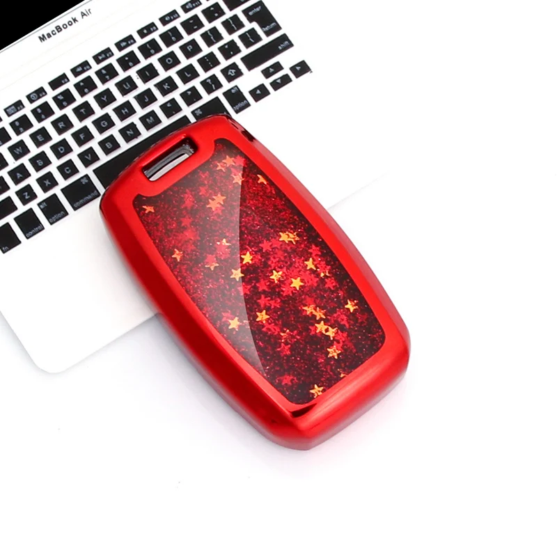 Новинка чехол для автомобильного ключа из ТПУ с зыбучим песком Kia Ceed Rio Sportage R K3 K4 K5