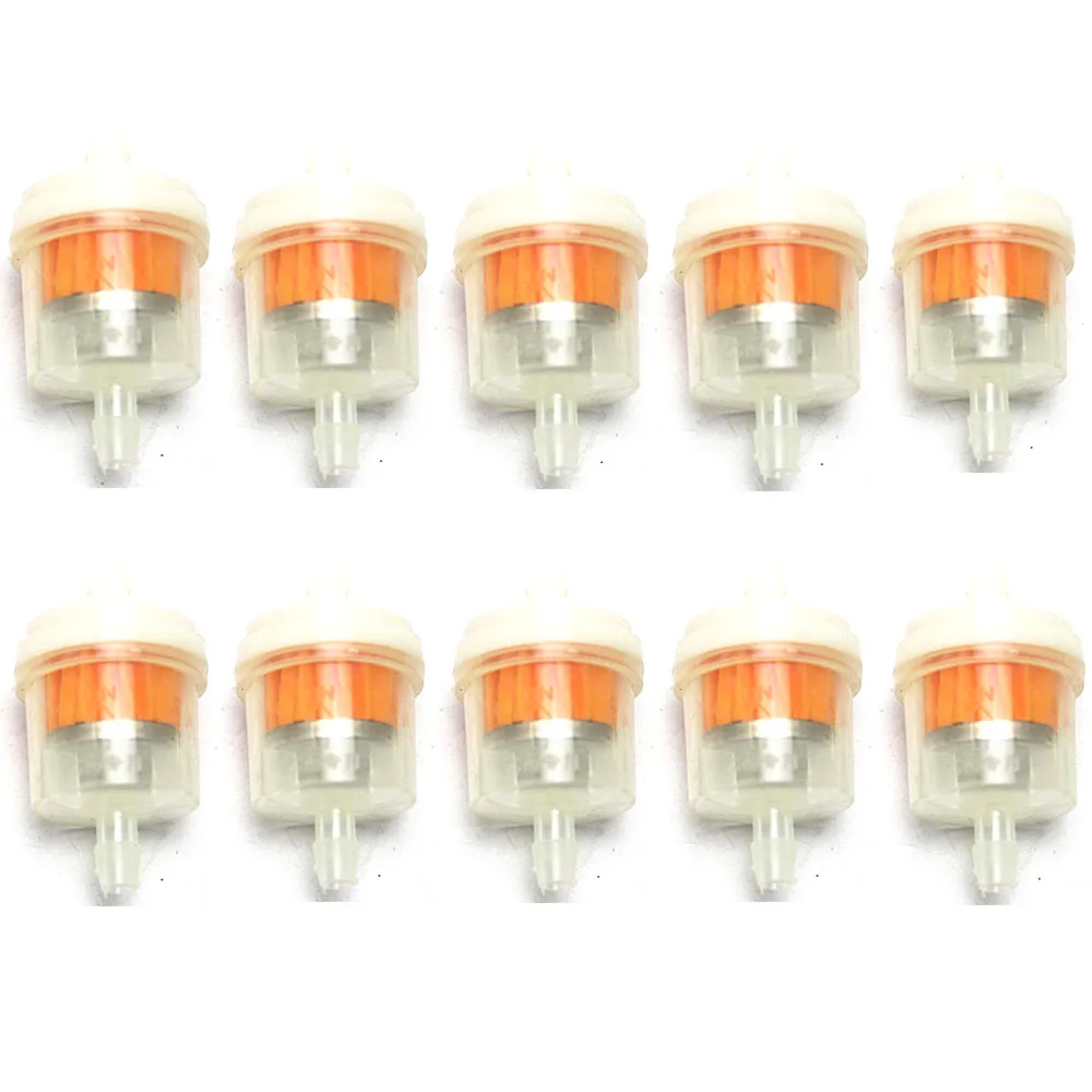 

10x 1/4" 6mm Universal Motorcycle Mini Small Engine Inline Carb Fuel Gas Filters