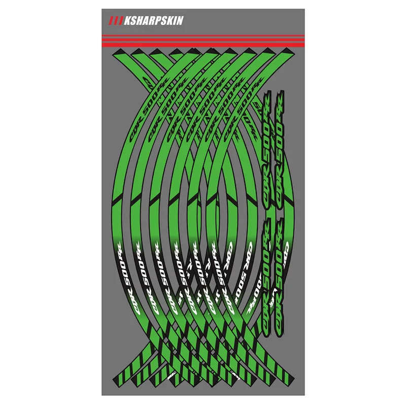 Новая мотоциклетная обувь обода отражающие Стикеры для декоративная внутренняя