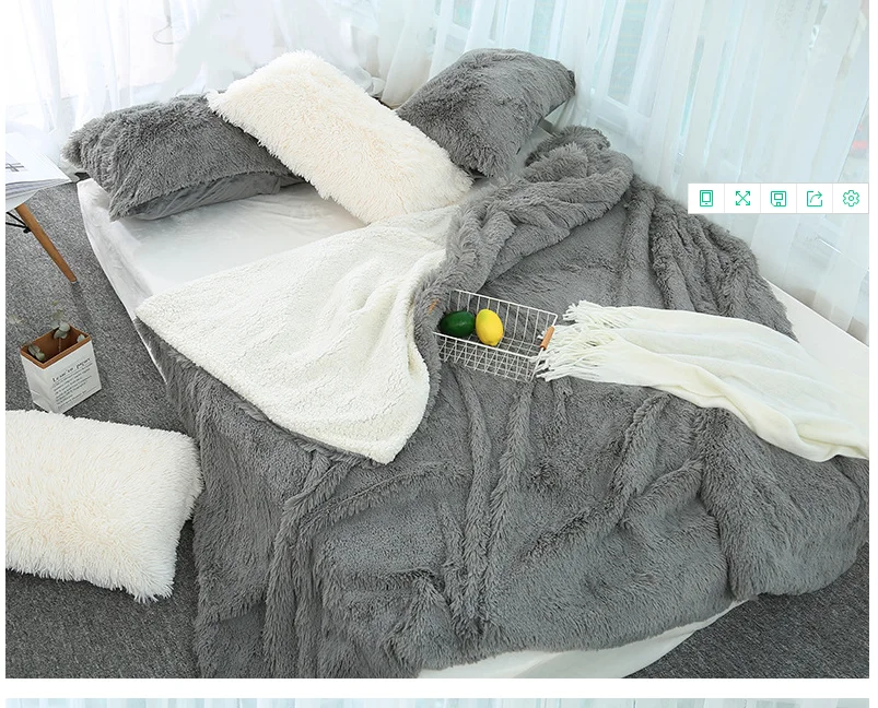 Супер мягкий длинный мохнатый пушистый мех искусственный теплый элегантный