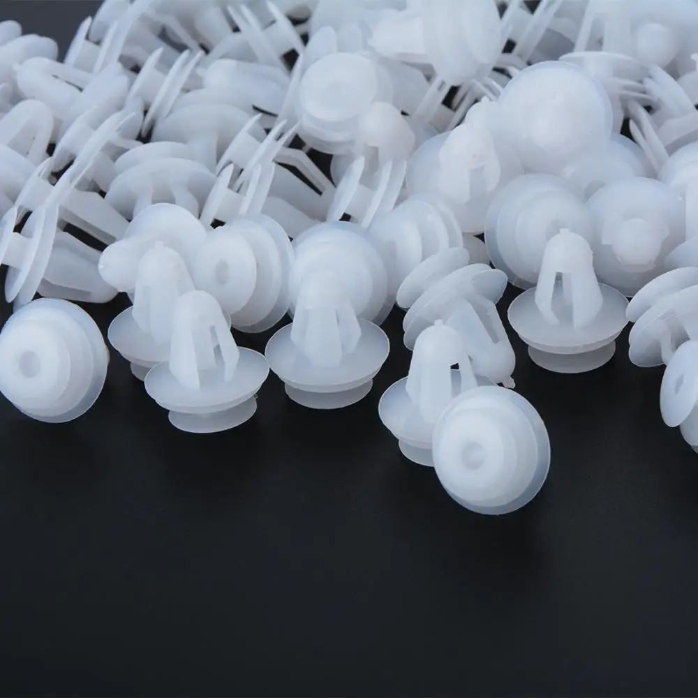 100Pcs 9mm Hole Car Door Bumper Cover Automotive Screw Fastener Plastic Auto Clips Rivet Fasteners For Cars | Автомобили и