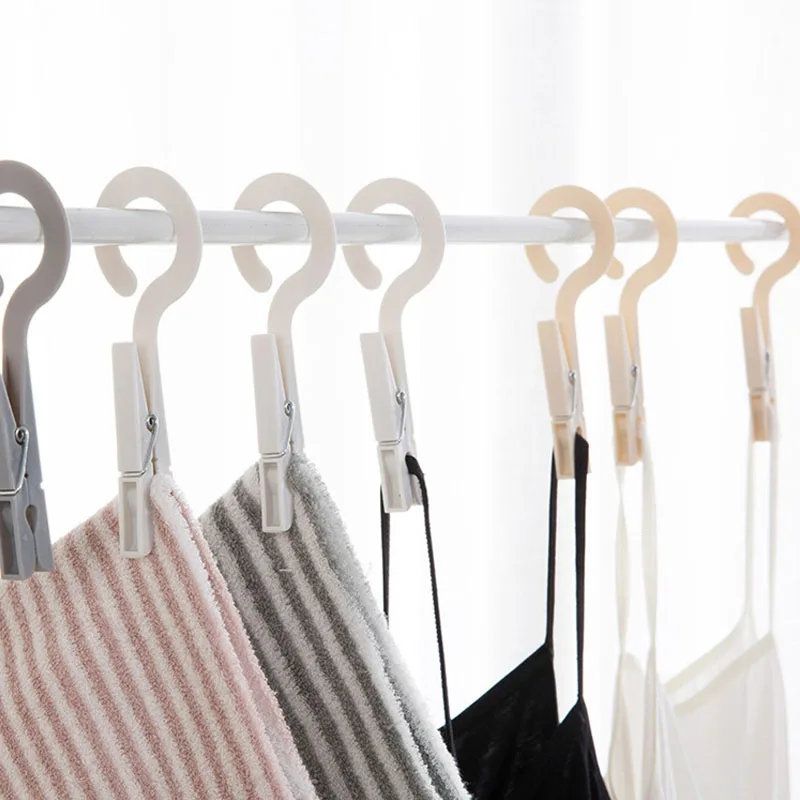 4 шт. пластиковые ветрозащитные прищепки для одежды|Вешалки и крючки| |