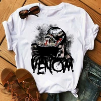 new movie the venom t shirt men kawaii summer casual anime unisex t shirt spider man marvel funny tshirt graphic top tees male