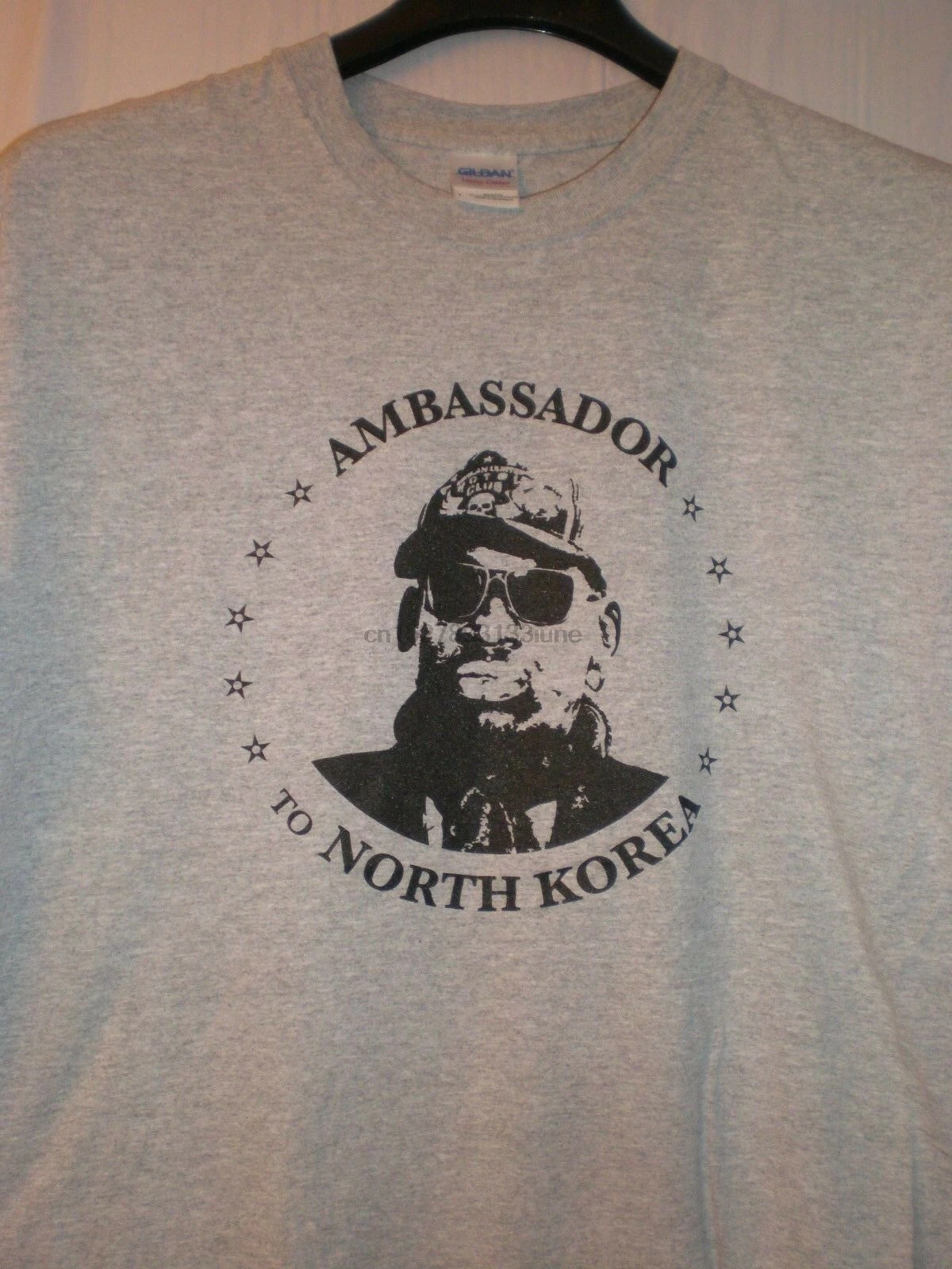 Большая футболка Dennis Rodman Ambassador в Северную Корею|Майки| |