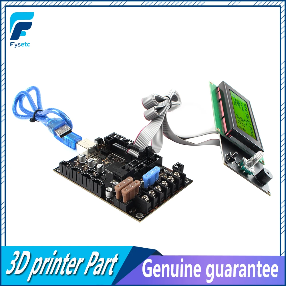 EinsyRambo 1.1b Mainboard For Prusa i3 MK3 With 4 Trinamic TMC2130 Control 4 Mosfet Switched Outputs + 2004 LCD Display