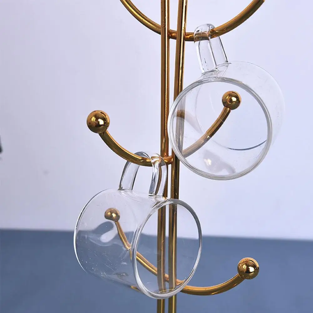 Держатель для кофейной чашки золотой держатель кружек кухонный стеллаж хранения