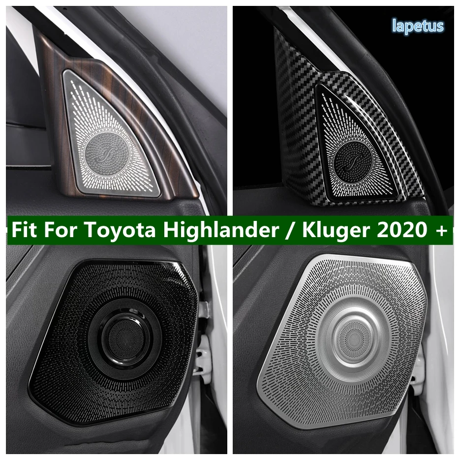 

A-pillar / Side Door Speaker Loudspeaker Horn Decoration Cover Trim Fit For Toyota Highlander / Kluger 2020 - 2022 Accessories