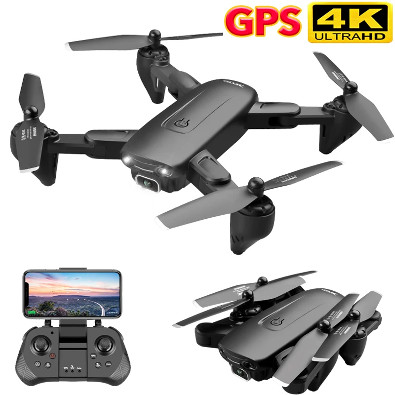 Квадрокоптер F6 складной Радиоуправляемый с GPS 4K HD FPV Wi Fi 5G|Радиоуправляемые