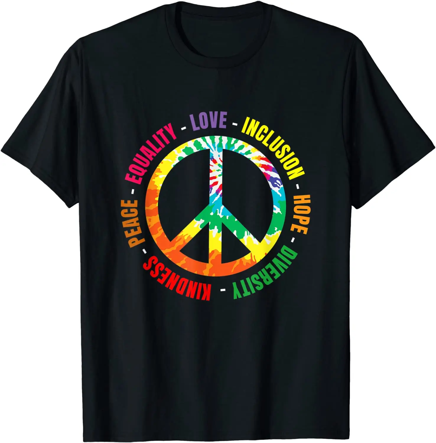 

Hippie Peace Equality Love Inclusion Hope Peace T-Shirt Men's T-shirt