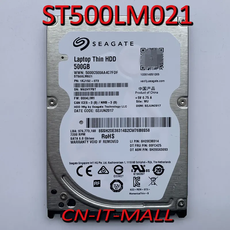 

2.5 ST500LM021 500G SATA 7200RPM SATA III 6Gb/s 32M Cache 2.5" 7MM Hard Drive