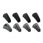 4 шт.компл. Fin Shark, универсальный автомобильный спойлер для заднего бампера, мини-диффузор заднего диффузора, дополнительно устанавливаемый винт, комплект кузова из углеродного волокна