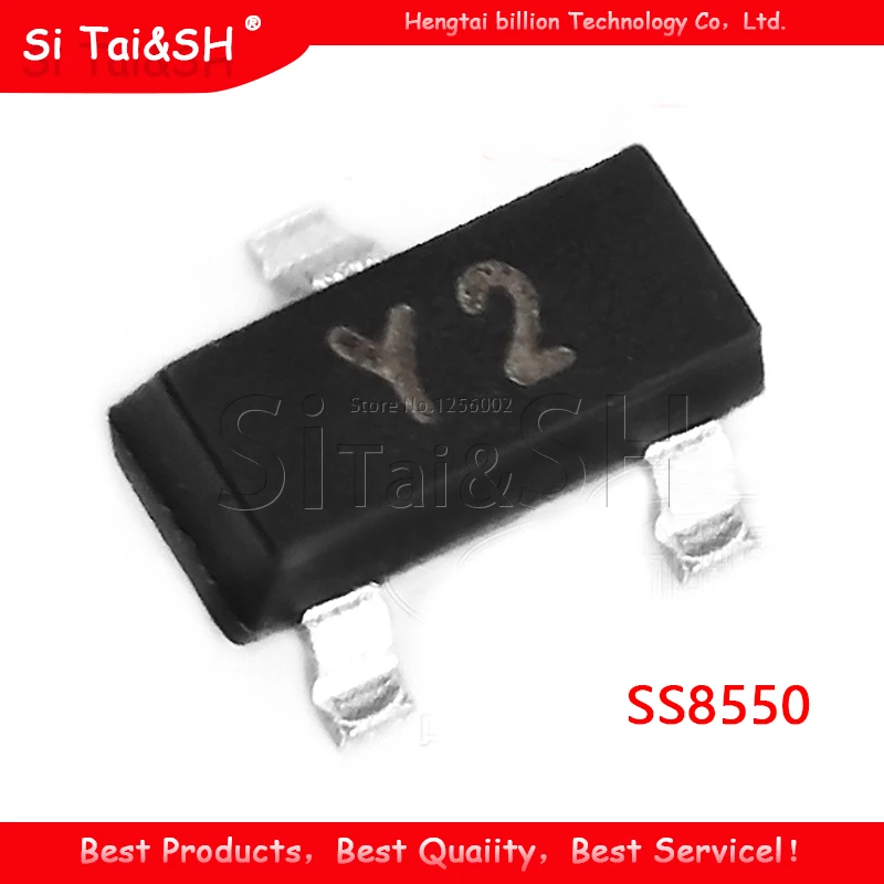 100 шт. SS8550 SOT23 MMBT8550 SOT MMBT8550LT1G SMD Y2 SOT-23 Новый транзистор | Электронные компоненты и