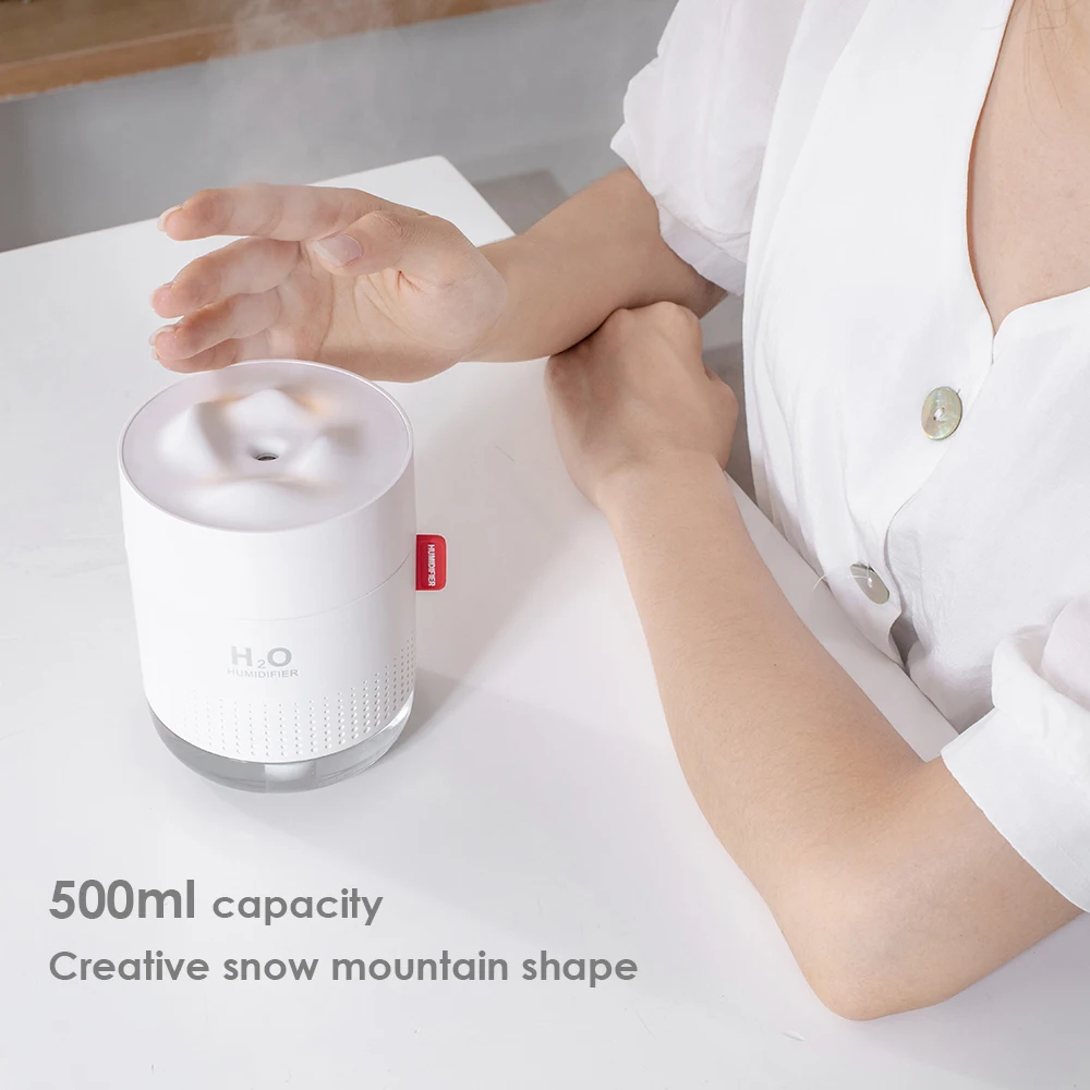 Настольный увлажнитель воздуха Snow Mountain распылитель 500 мл красосветильник ночник