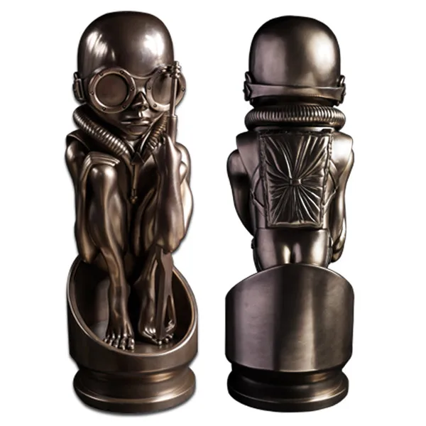 H. R. Giger классический AVP машина для рождения Детская пуля смолы статуя ручной работы 15,3 дюймов