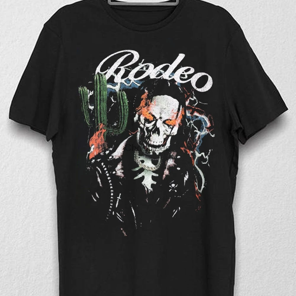 Винтажная черная футболка Rodeo женская подарок для фанатов друзей |
