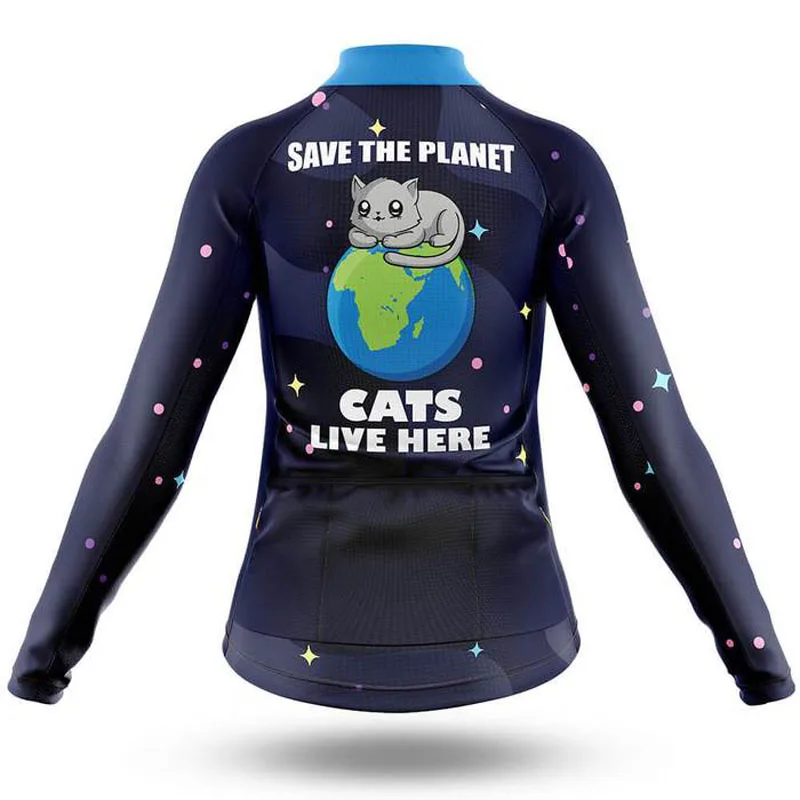 SPTGRVO LairschDan 2020 забавный кот для женщин осень с длинным рукавом велоспорта Джерси