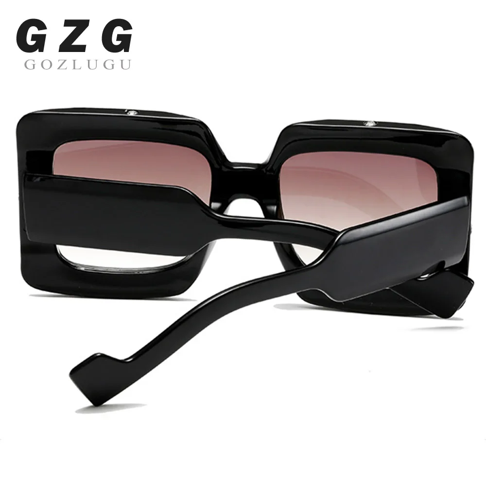 Итальянская квадратная большая рама алмазные солнцезащитные очки новинка 2020