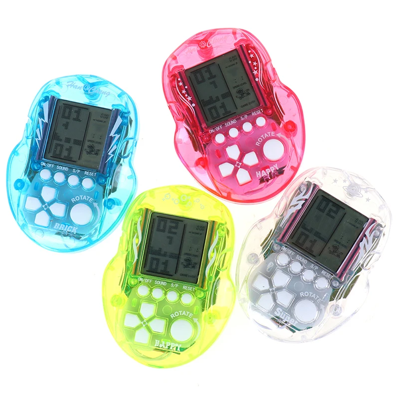 Mini Tetris Game Player Portable Console Digital Pocket Handheld For Children | Электроника