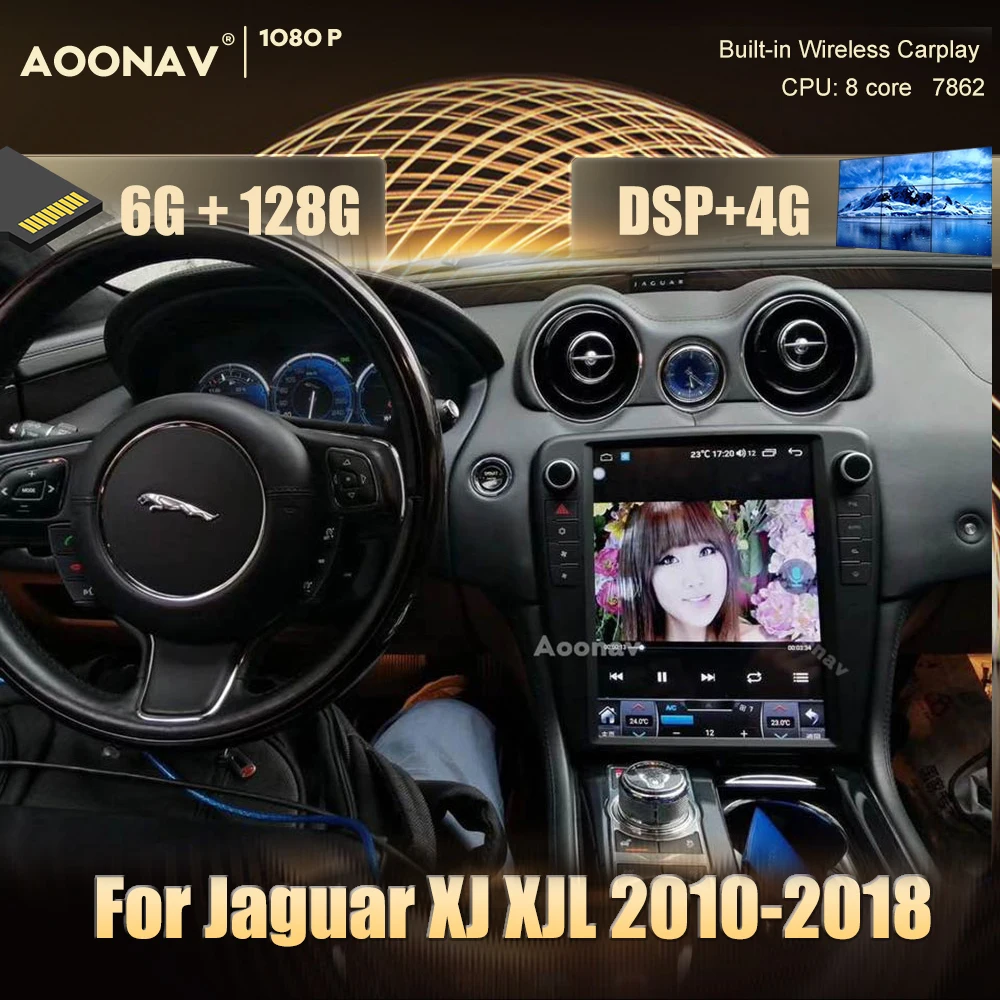 

Автомагнитола 2DIN, 128 ГБ, Android 10,0 для Jaguar XJ XJL 2010-2018, автомобильный мультимедийный плеер, стереоприемник, Авторадио Google carplay