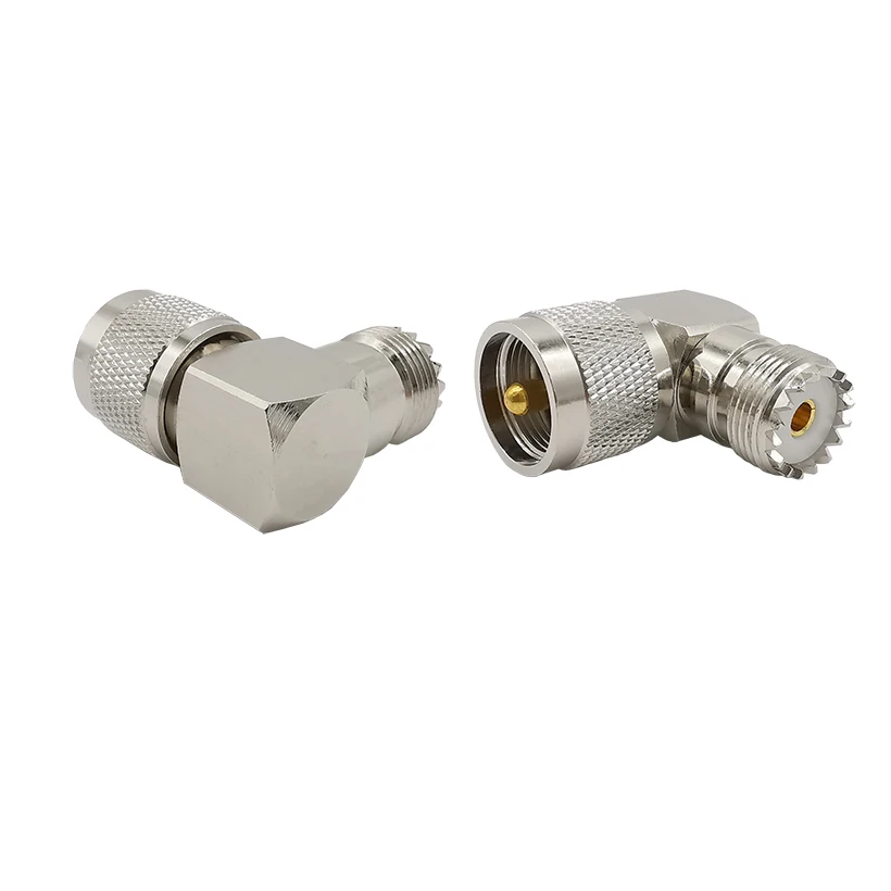 Коннектор УВЧ Прямоугольный коаксиальный коннектор штекер PL259 в гнездовой
