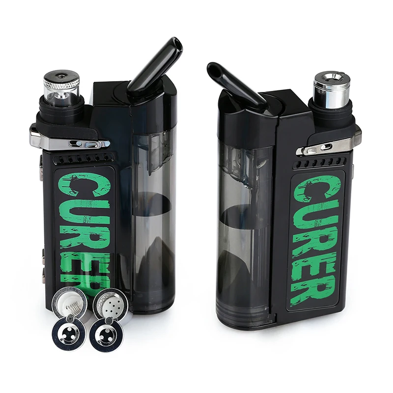 

Curer 3-in-1 Temperature Control Dry Herb & Wax Concentrates & Thick Oil Baking Electric Dab Rig Kit 3.3V~4.2V