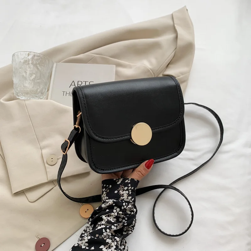 

Bags For Women 2021 Fashion Crossbody Bags Ladies Shoulder Bag Round Lock Small Square Bag Shopping Mini Purse Mobile Phone Bag