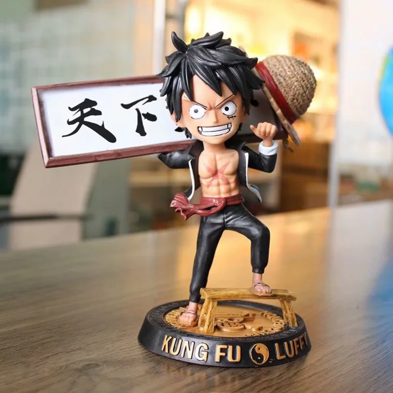 19 см японское аниме кунг фу ОДИН КУСОК луффи Санджи Чоппер Usopp ПВХ фигурка игрушки