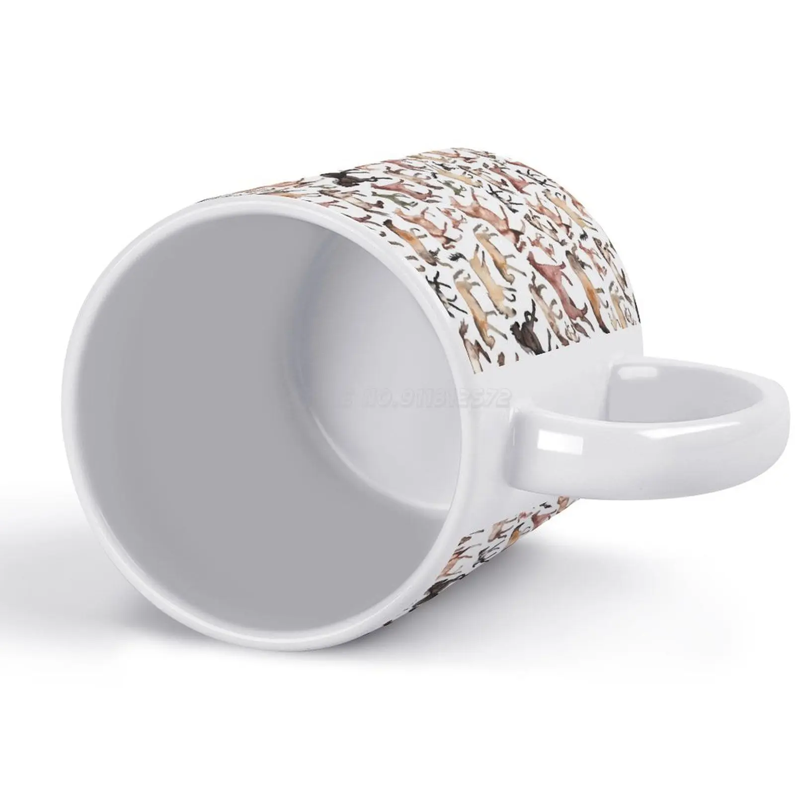 Белая кружка с лошадьми для друзей и семьи креативный подарок 11 унций кофейная