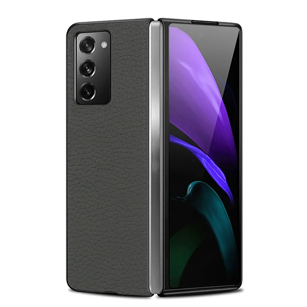 

Phone Case Protective Cover Leather Shell Protective Sleeve for Samsung Galaxy Fold2 5G Phone Accessories