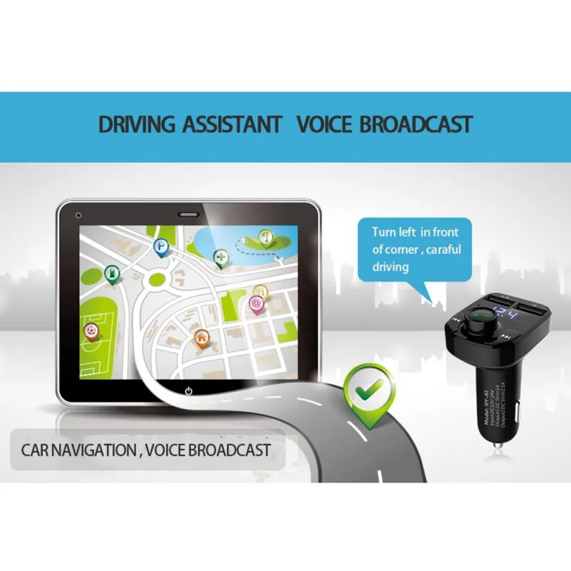 Профессиональный Автомобильный MP3-плеер Bluetooth FM-передатчик Комплект громкой