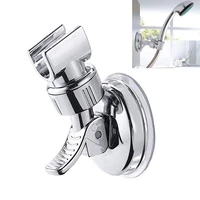 universal adjustable hand shower holder suction cup holder full plating shower rail head holder bathroom bracket stable rotation