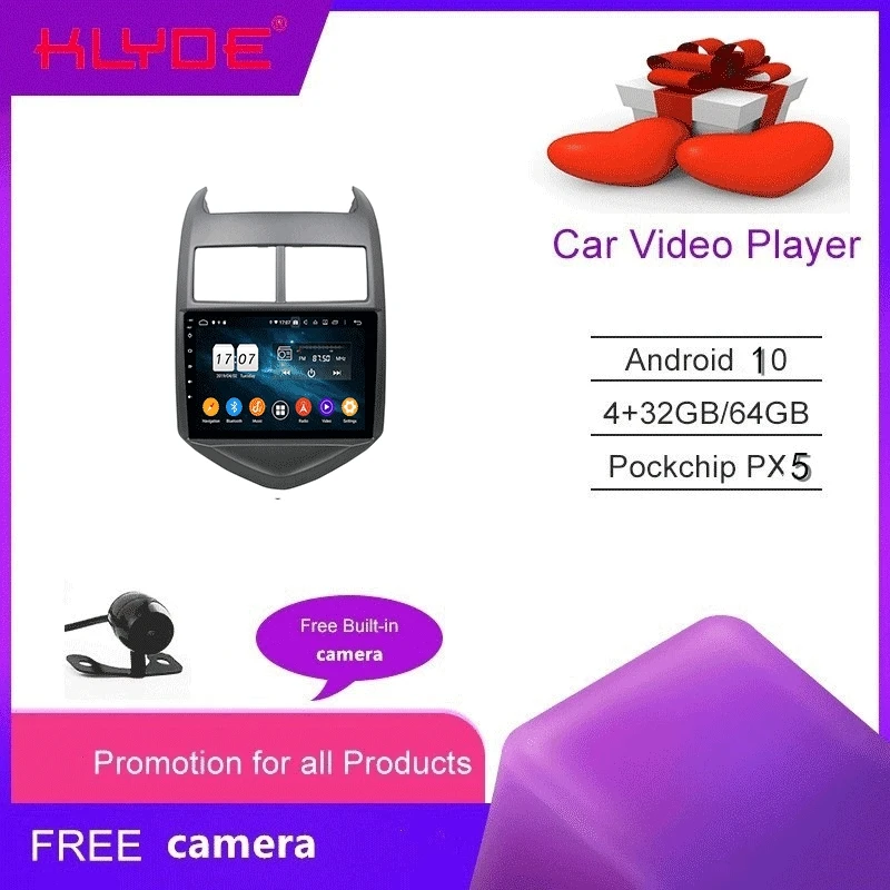 Автомобильный DVD плеер KLYDE на Android 10 QLED 4G LTE с GPS навигацией автомобильный