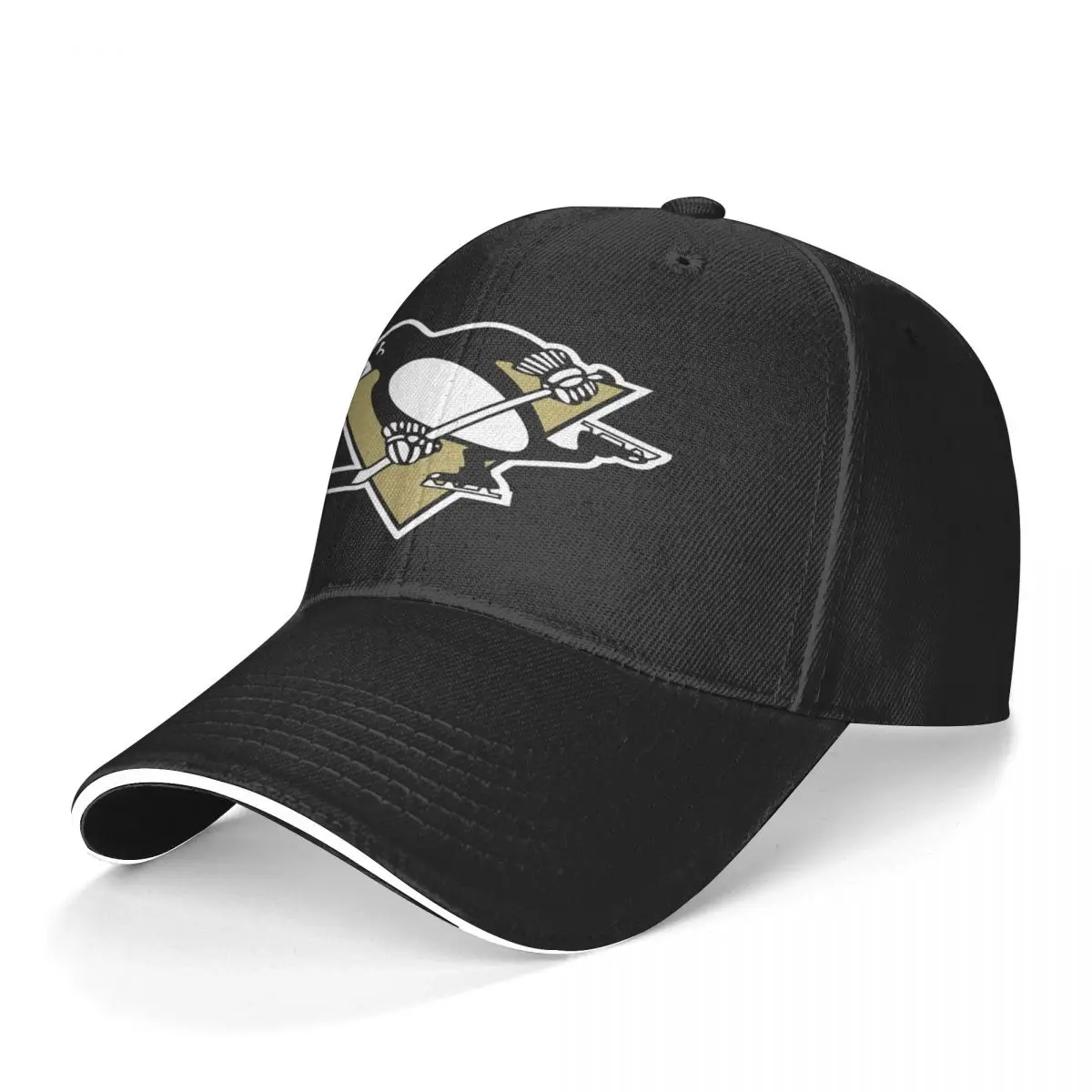 

New Pittsburgh Penguin Logo Men's Cap Women's Hat Baseball Cap Visors Hat Men Men's Hats Sharp Visors Men's Baseball Cap