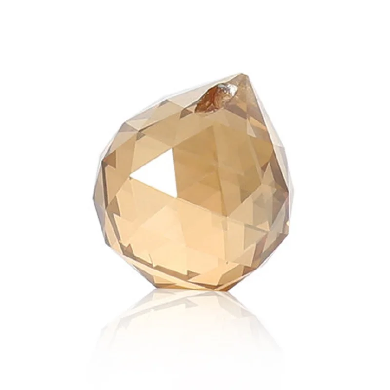 15 мм-40 мм черное стекло призмы части Кристалл фэн шуй шар кристалл граненый для