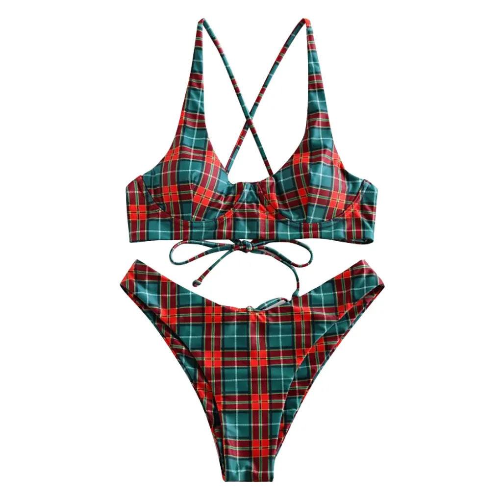 

Womens Tankini Padded Monokini Push Up Bikini Sets Swimwear Swimsuit Women Beachwear Bikinis 2019 Mujer Summer Biquini C1224