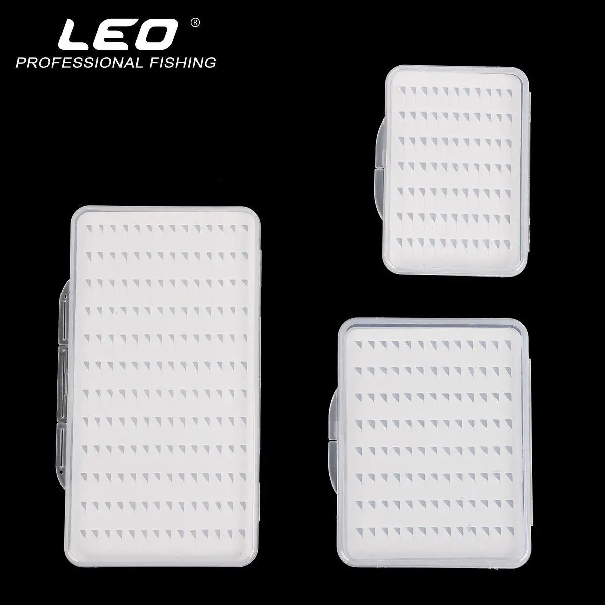 Leo Fly Hook Box 28055 коробка рыболовных крючков с пеной водонепроницаемый прочный