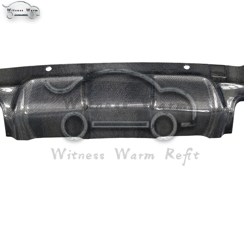 Автомобильный Стайлинг карбоновый задний диффузор спойлер для бампера BMW F26 X4 M Tech