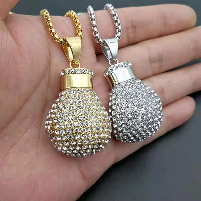 В стиле хип хоп Rock Полный Стразы Bling лед из Нержавеющая сталь Боксёрские перчатки