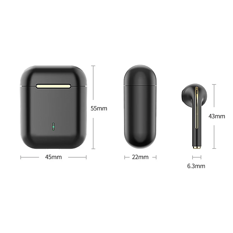 

TWS Earphone Bluetooth Touch Control Wireless Headset Stereo True Wireless Headset Ear buds In Ear Earphones For IOS Android