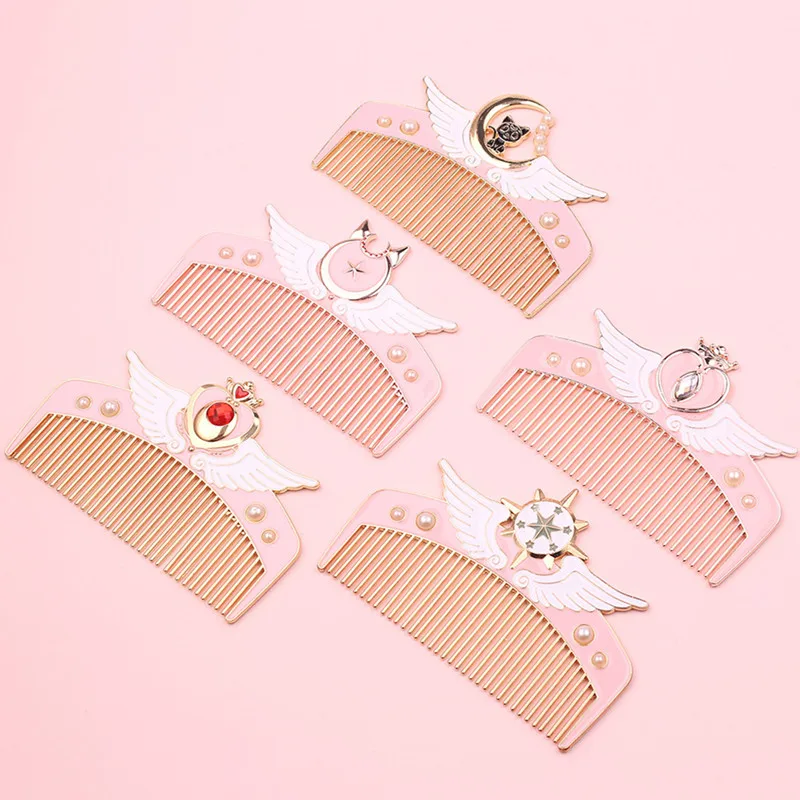 Аниме Sailor Moon Luna Card Captor Sakura Wand Cat Антистатическая расческа Косплей оружие