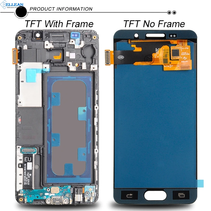 Dinamico акция для samsung Galaxy A3 Lcd A310 Дисплей Lcd кодирующий преобразователь сенсорного экрана в сборе A310F дисплей с рамкой