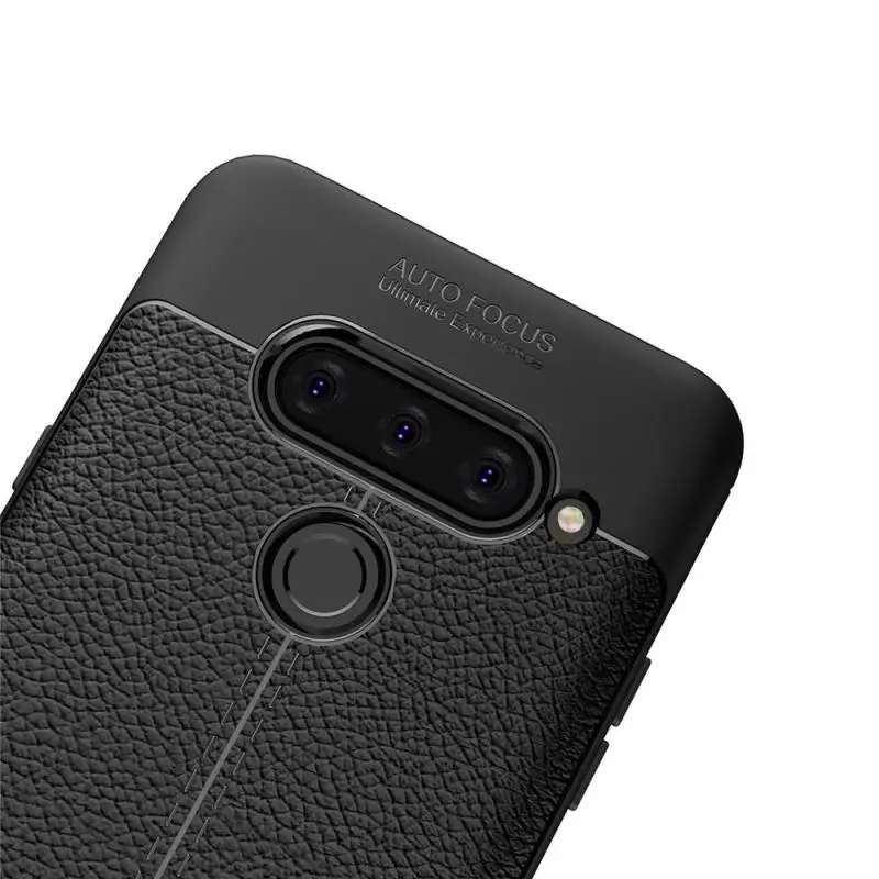 Luxury TPU Case for LG G7 G6 Plus V50 V40 ThinQ V30 V30S Leather Silicone Shockproof Cover LGV50 |