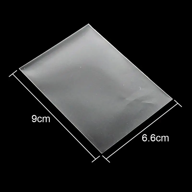 100Pcs Transparent Collection Card Film Set Game Games Outdoor Protector Wanzhi Kingdoms Sleeves Kill not O8H5 | Спорт и развлечения