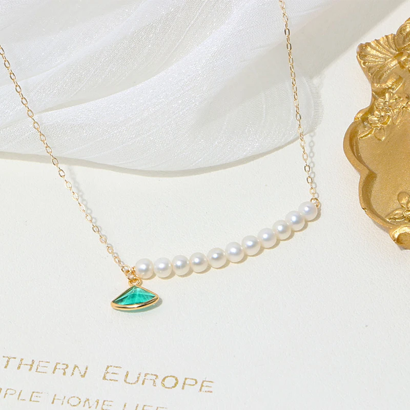 

Luxury fashion women pearl necklace 210327-13