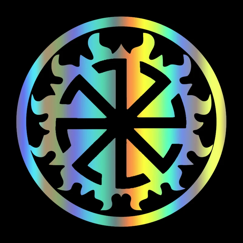 CS-515#15*15см Наклейка на авто Коловрат в Перуне версия 1 водонепроницаемые наклейки