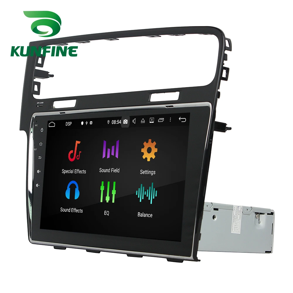 Android 9,0, Восьмиядерный, 4 Гб ОЗУ, 64 Гб ПЗУ, автомобильный DVD, gps, мультимедийный плеер, стерео, без Дека, для VW Golf 7, 2013-, радио, wifi