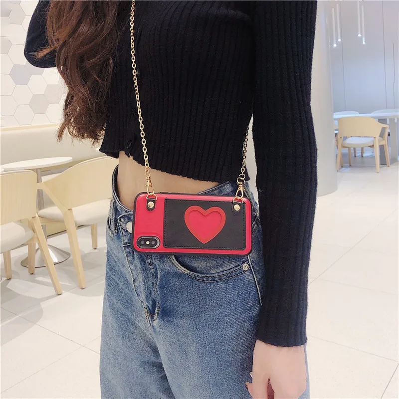 Чехол из искусственной кожи для телефона кредитные карты кошелек сумка через