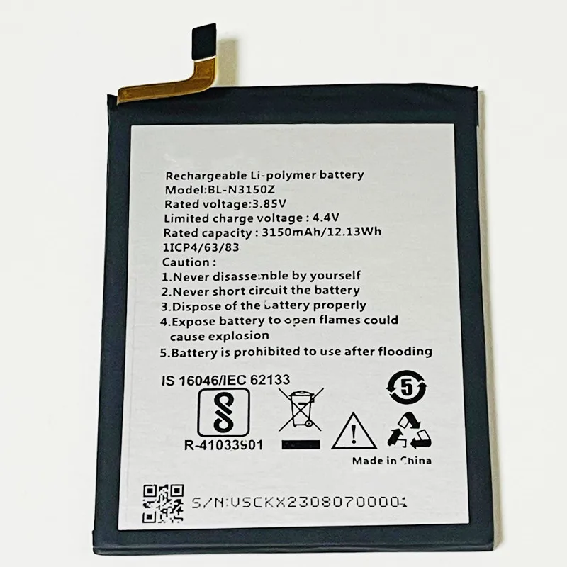 3 85 V 3150 мА/ч BL N3150Z для BLU Vivo XL2 V007OUU V007OEE Батарея|Аккумуляторы мобильных телефонов| |