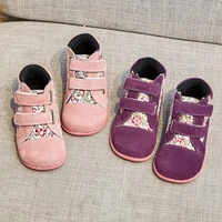 tipsietoes 2022 new winter children shoes leather and cloth martin boots kids snow girls boys fashion sneakers chaussure fille